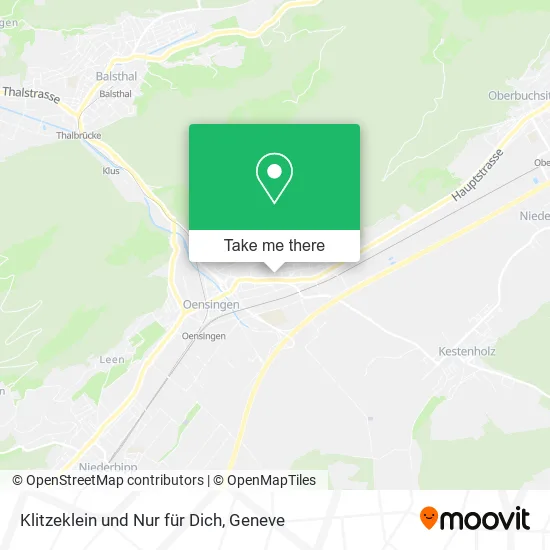 Klitzeklein und Nur für Dich map