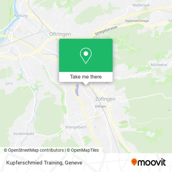 Kupferschmied Training map