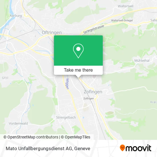 Mato Unfallbergungsdienst AG map