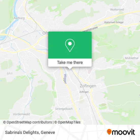 Sabrina's Delights map