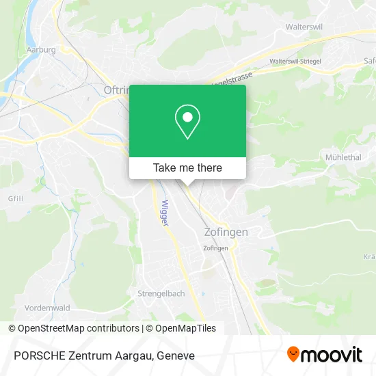 PORSCHE Zentrum Aargau map