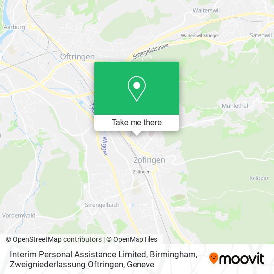 Interim Personal Assistance Limited, Birmingham, Zweigniederlassung Oftringen map