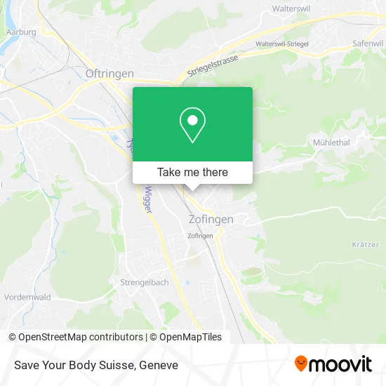Save Your Body Suisse map