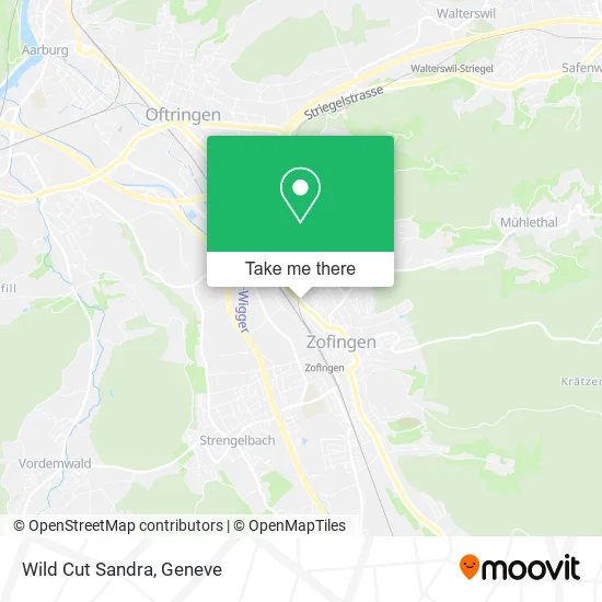 Wild Cut Sandra map