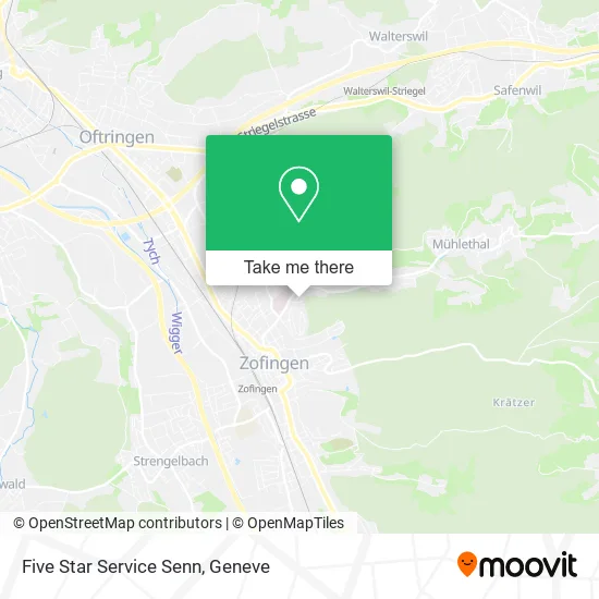 Five Star Service Senn map