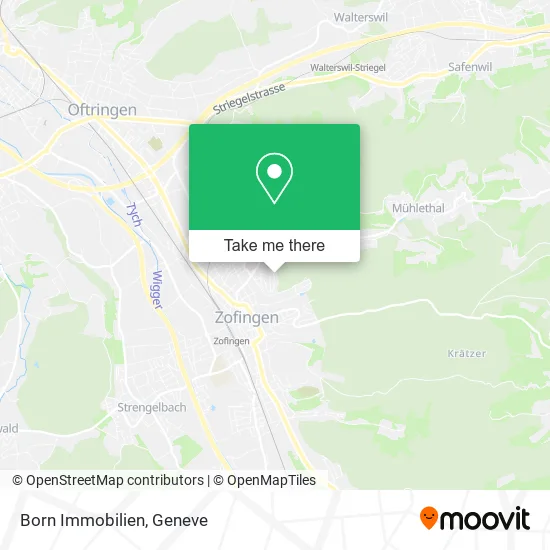 Born Immobilien map