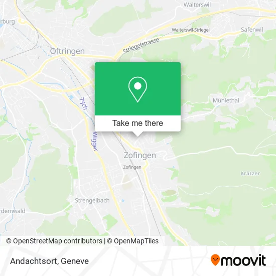 Andachtsort map