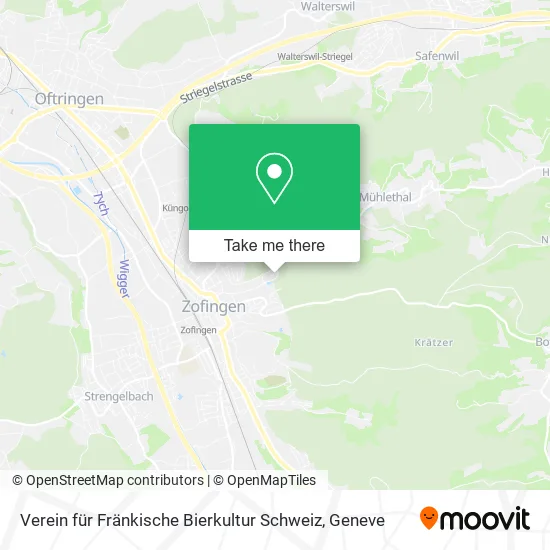 Verein für Fränkische Bierkultur Schweiz map