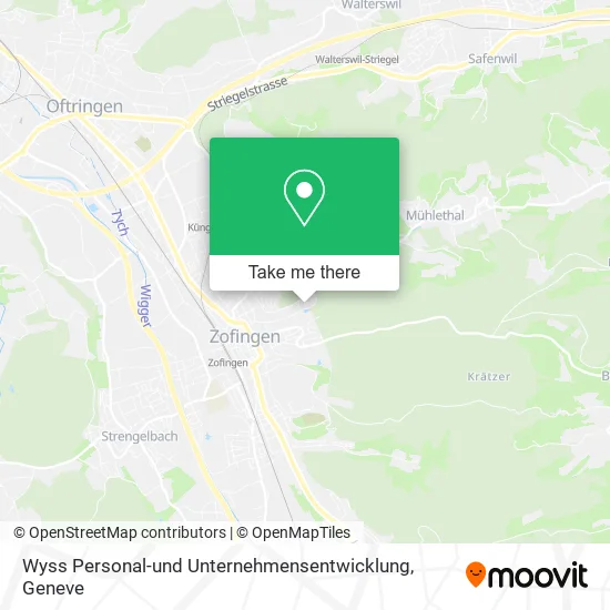Wyss Personal-und Unternehmensentwicklung map