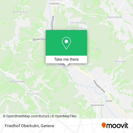 Friedhof Oberkulm map