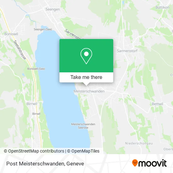 Post Meisterschwanden map
