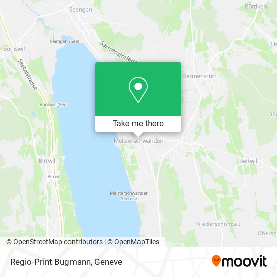 Regio-Print Bugmann map