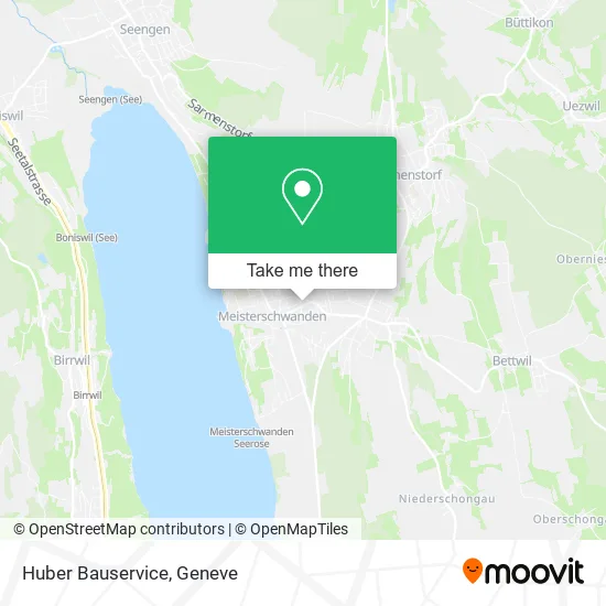 Huber Bauservice map