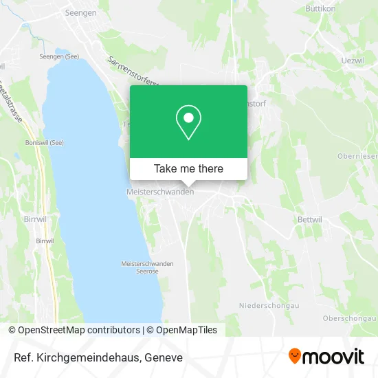 Ref. Kirchgemeindehaus map