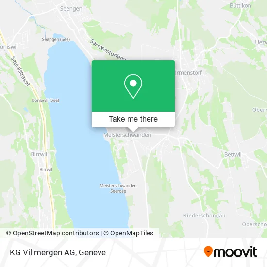 KG Villmergen AG map