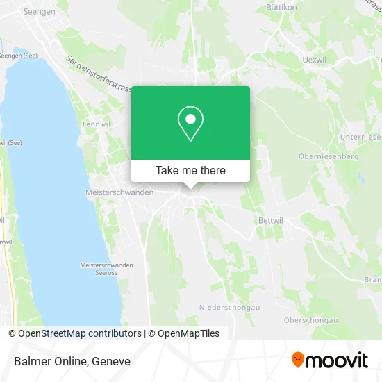 Balmer Online map