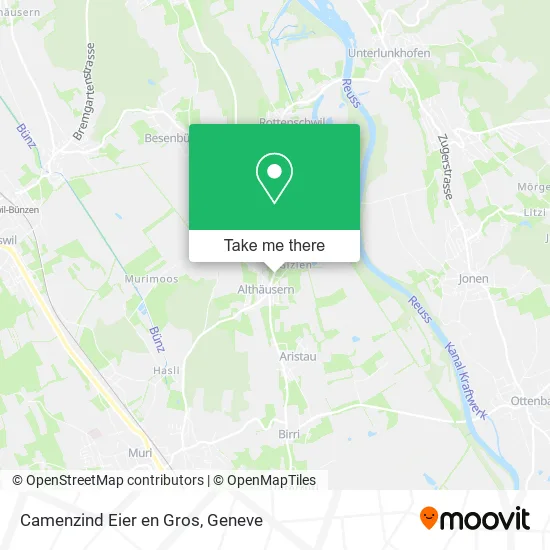 Camenzind Eier en Gros map