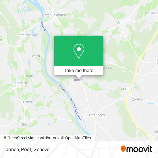 Jonen, Post map