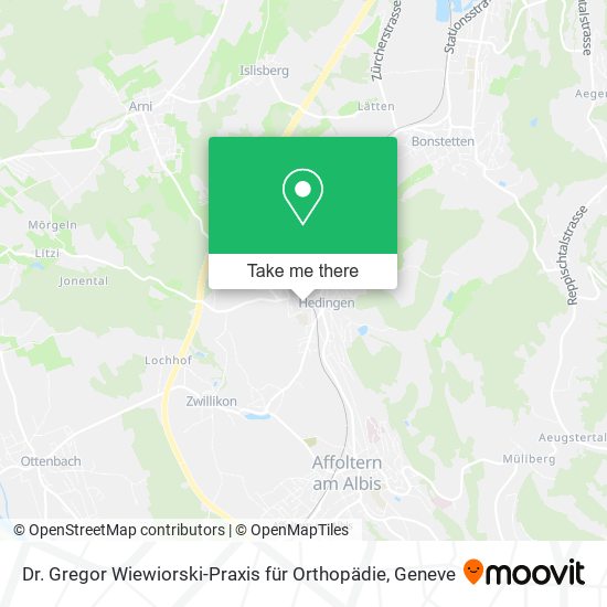Dr. Gregor Wiewiorski-Praxis für Orthopädie map