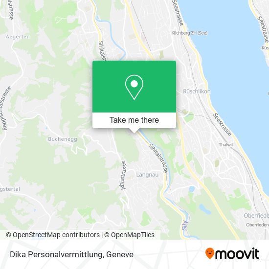 Dika Personalvermittlung map