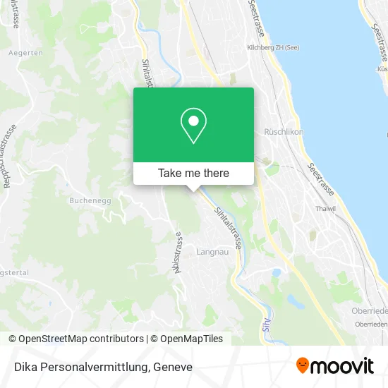 Dika Personalvermittlung map