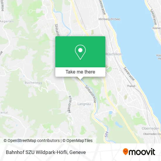 Bahnhof SZU Wildpark-Höfli map