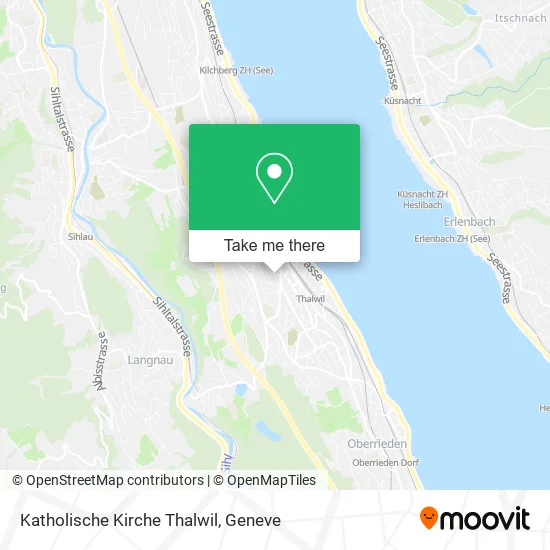 Katholische Kirche Thalwil map