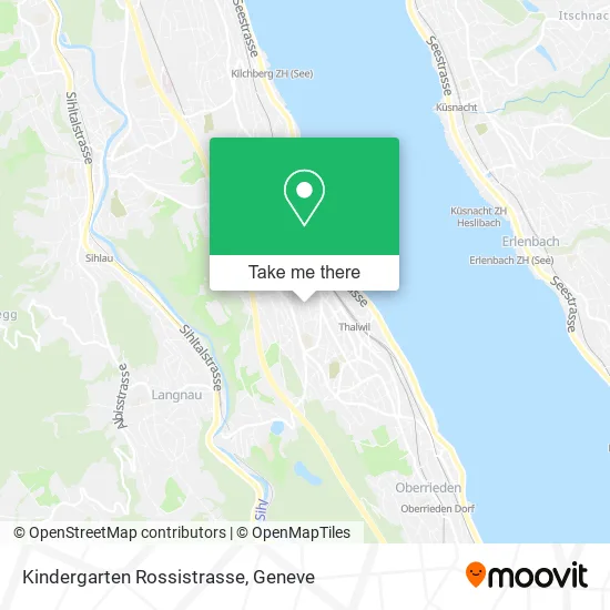 Kindergarten Rossistrasse map