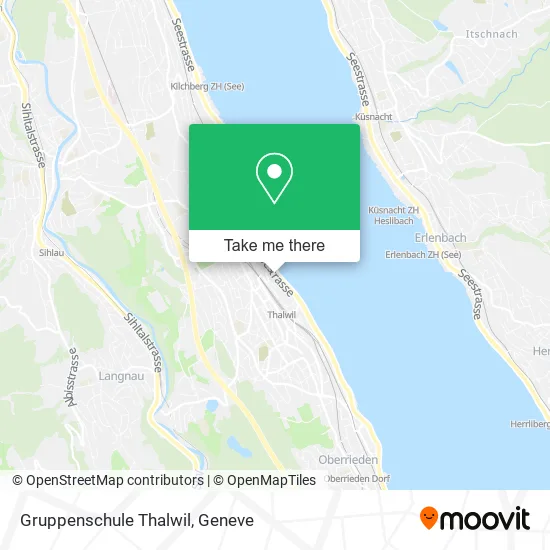 Gruppenschule Thalwil map