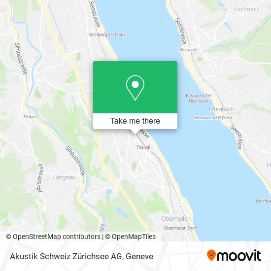 Akustik Schweiz Zürichsee AG map