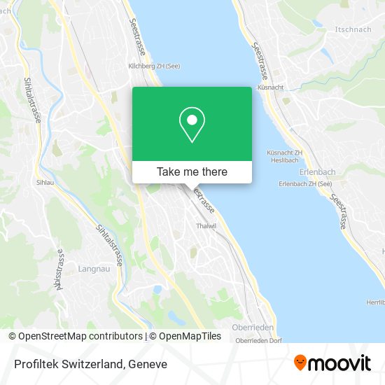 Profiltek Switzerland map