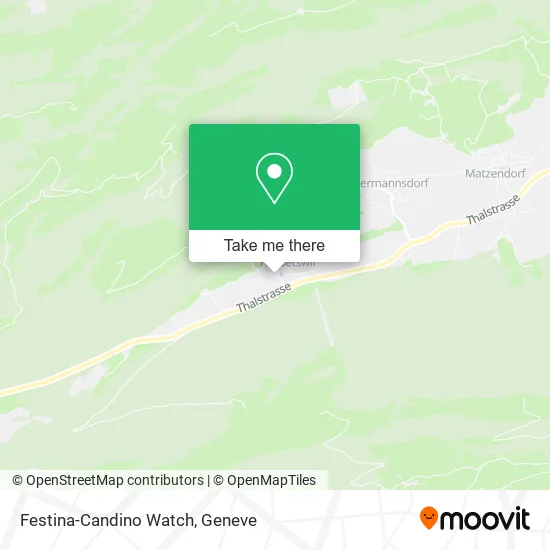 Festina-Candino Watch map