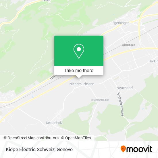 Kiepe Electric Schweiz map