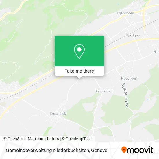 Gemeindeverwaltung Niederbuchsiten map