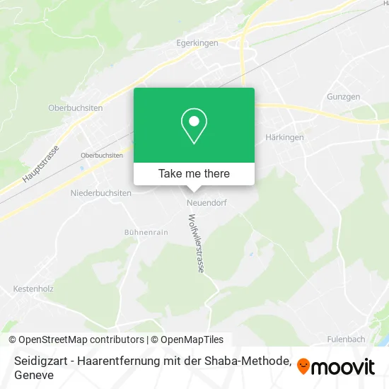Seidigzart - Haarentfernung mit der Shaba-Methode map
