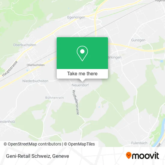 Geni-Retail Schweiz map
