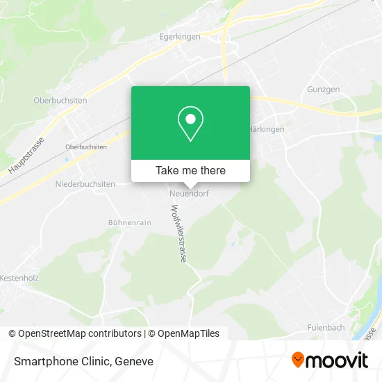 Smartphone Clinic map