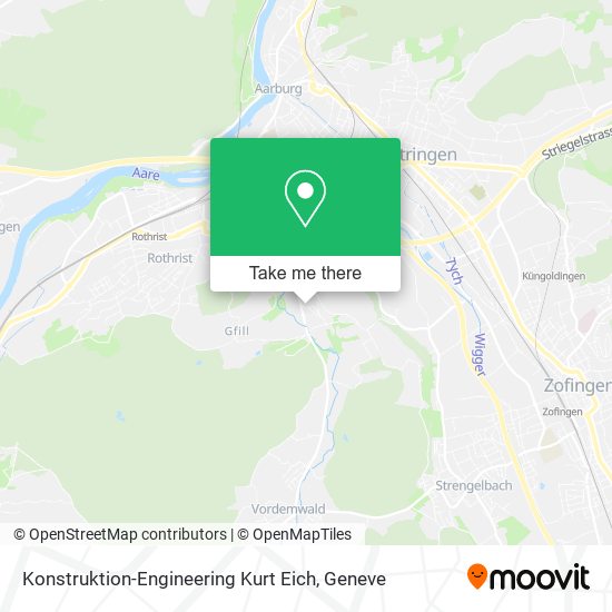 Konstruktion-Engineering Kurt Eich map