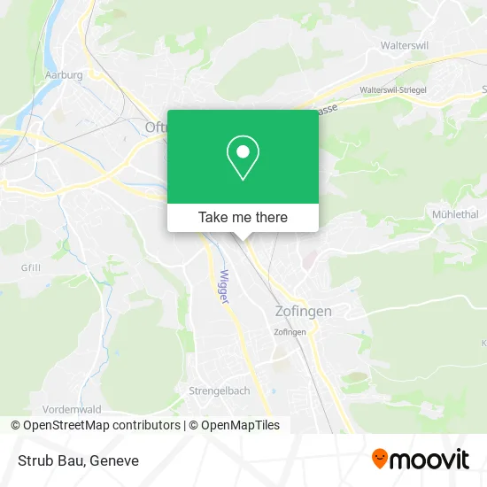 Strub Bau map