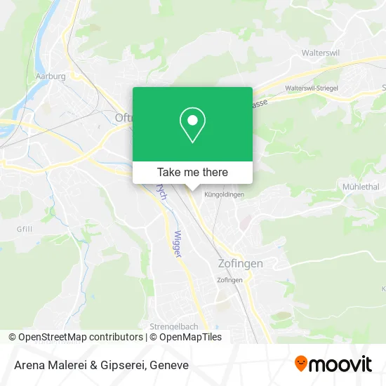 Arena Malerei & Gipserei map