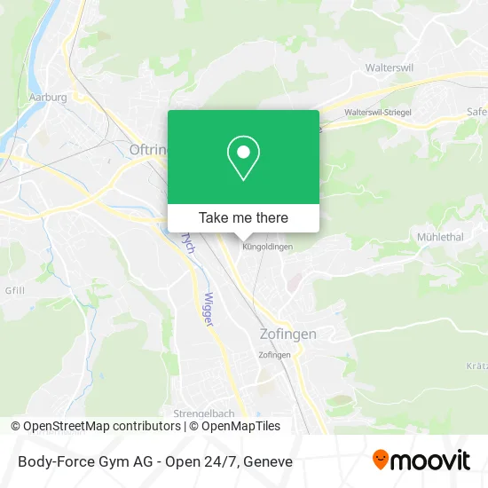 Body-Force Gym AG - Open 24/7 map