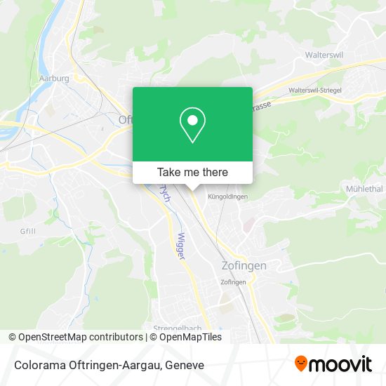 Colorama Oftringen-Aargau map
