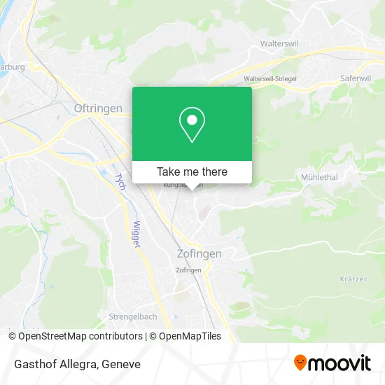 Gasthof Allegra map