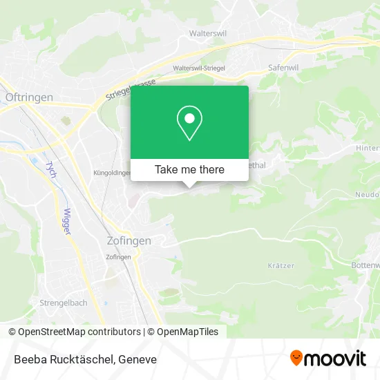 Beeba Rucktäschel map