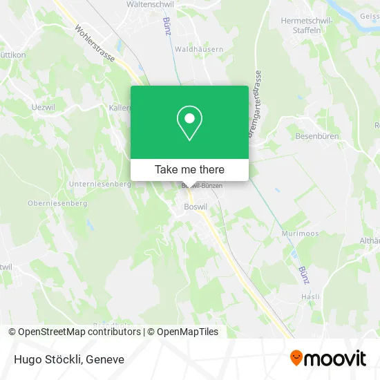 Hugo Stöckli map