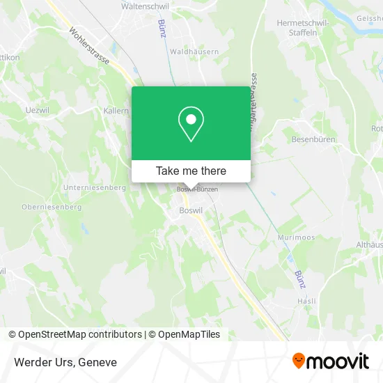 Werder Urs map