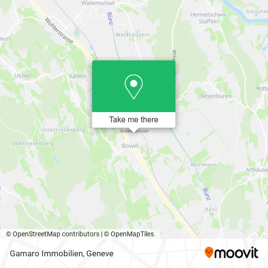 Gamaro Immobilien map