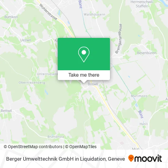 Berger Umwelttechnik GmbH in Liquidation map
