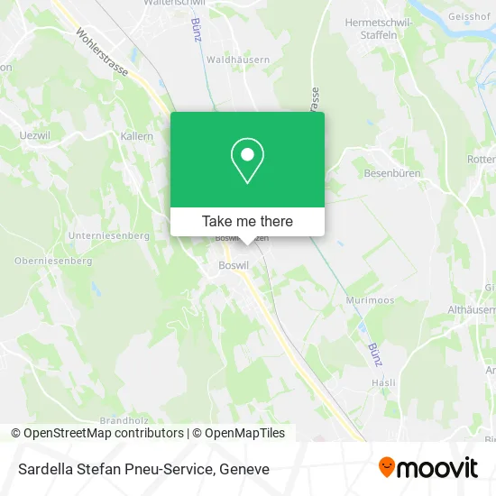 Sardella Stefan Pneu-Service map