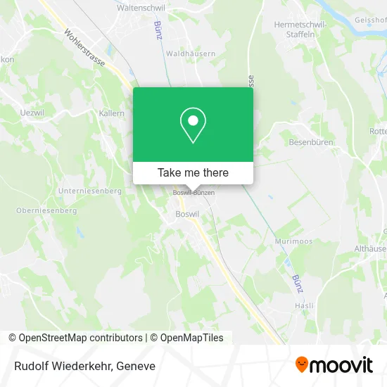 Rudolf Wiederkehr map